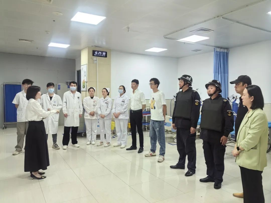 “警医联动”共筑安全丨我院开展重大医疗纠纷应急演练