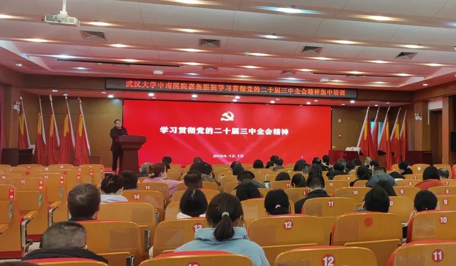 合力赋能 奋楫前行丨我院举办党的二十届三中全会精神集中培训班