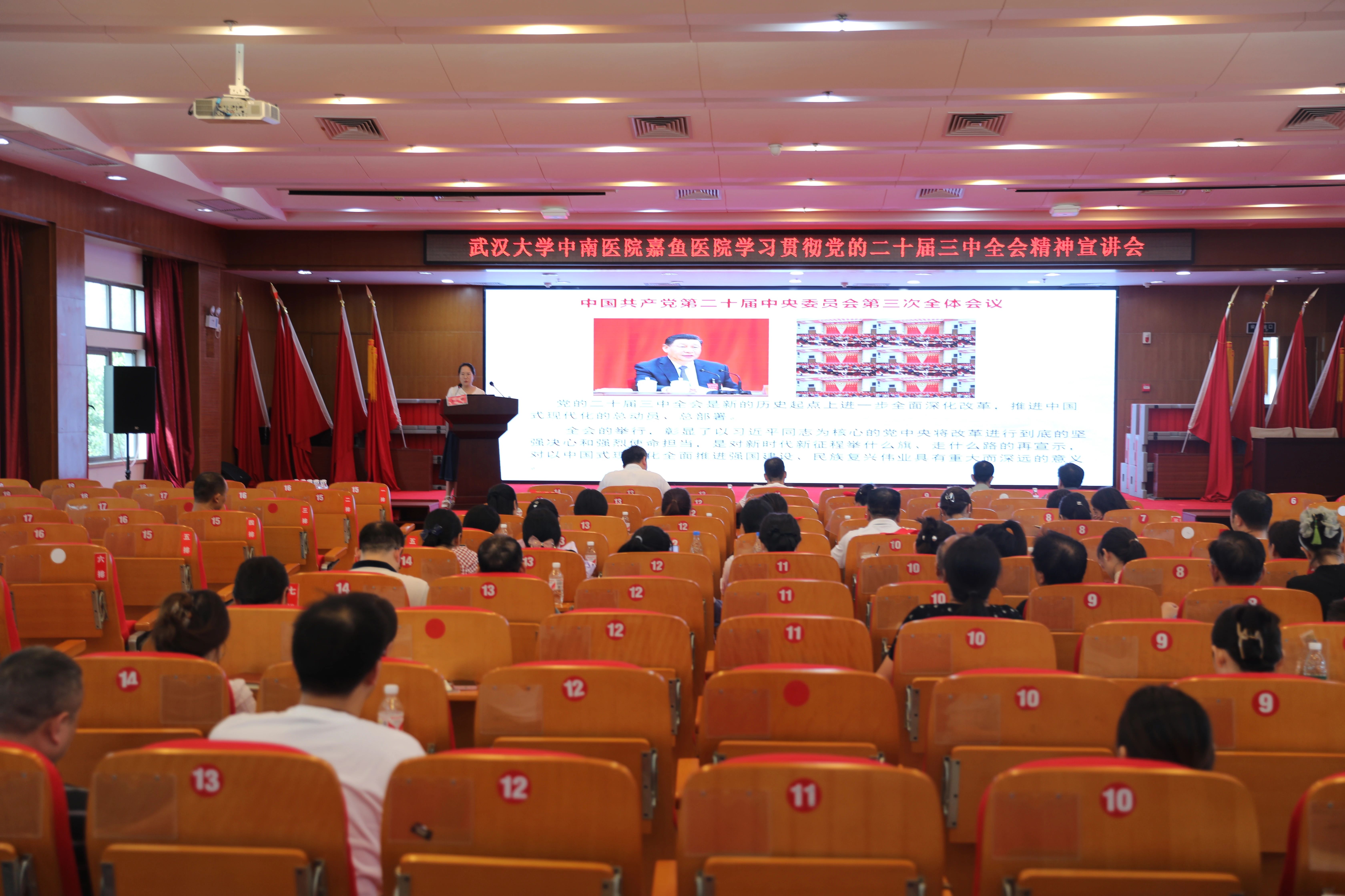 【深学笃行，凝聚力量】我院举办学习贯彻党的二十届三中全会精神宣讲报告会