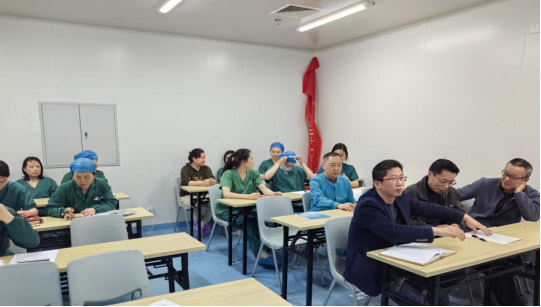 麻醉手术科全力备战，共创三级医院新篇章