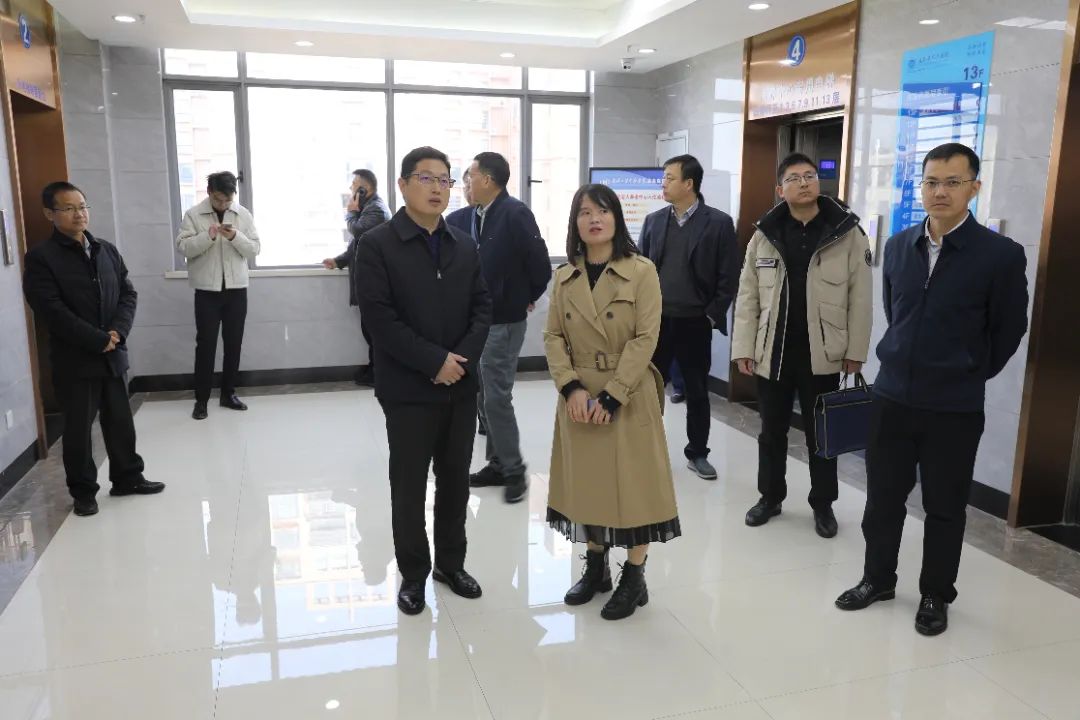 省农业农村厅政策与改革处副处长陈耀军一行实地考察参观我院失能老人康养中心